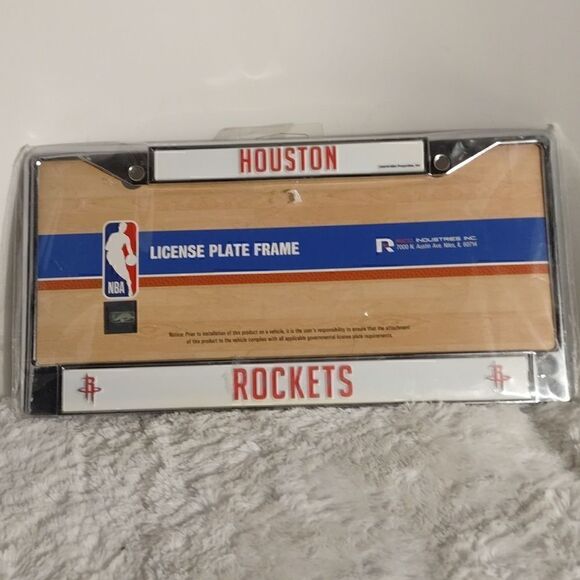 NBA Houston Rockets License Plate Frame - Picture 1 of 4